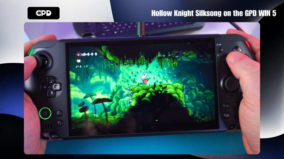 Hollow Knight Silksong on the GPD WIN 5
