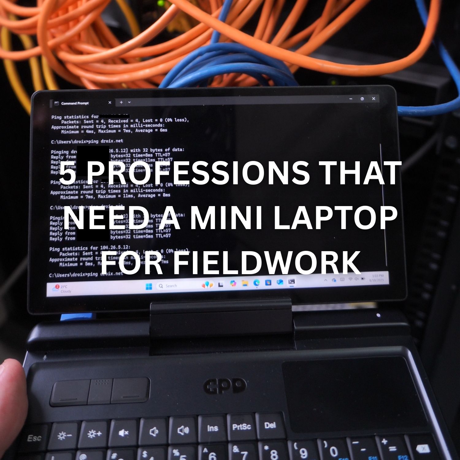 5 professions qui ont besoin d'un mini-ordinateur portable pour travailler sur le terrain