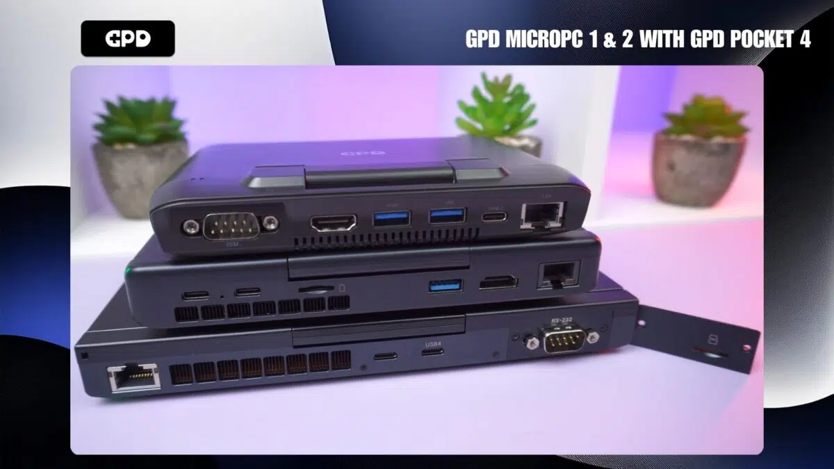 GPD MicroPC 1 & 2 mit GPD Pocket 4