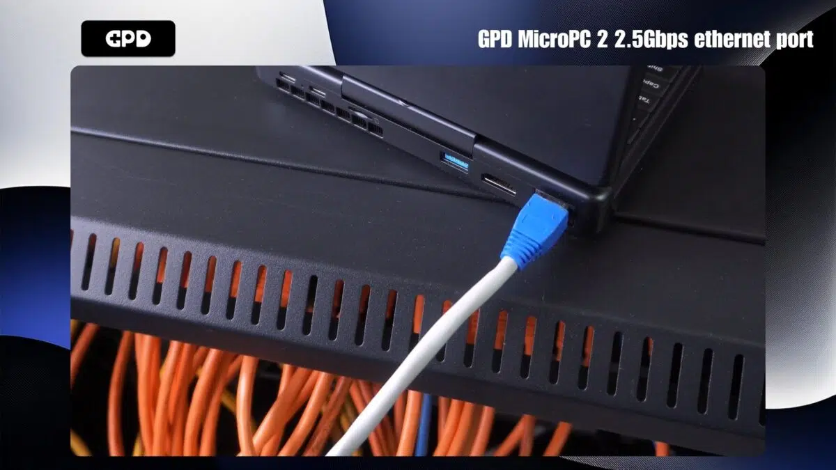 GPD MicroPC 2 2,5-Gbps-Ethernet-Anschluss