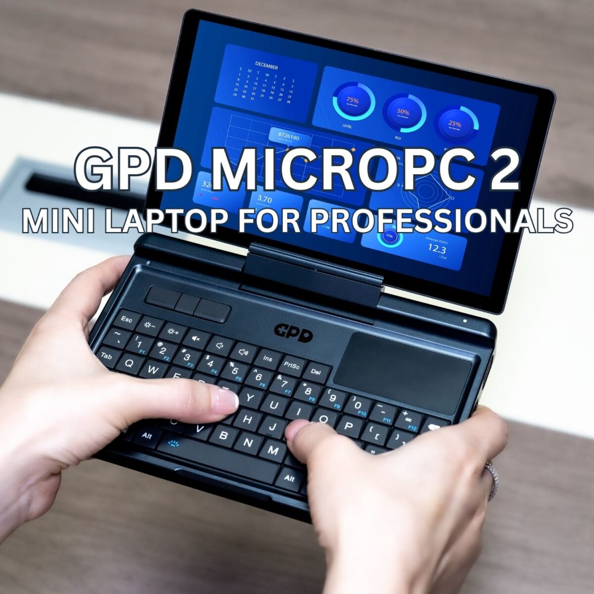 GPD MicroPC 2 mini klēpjdators profesionāļiem