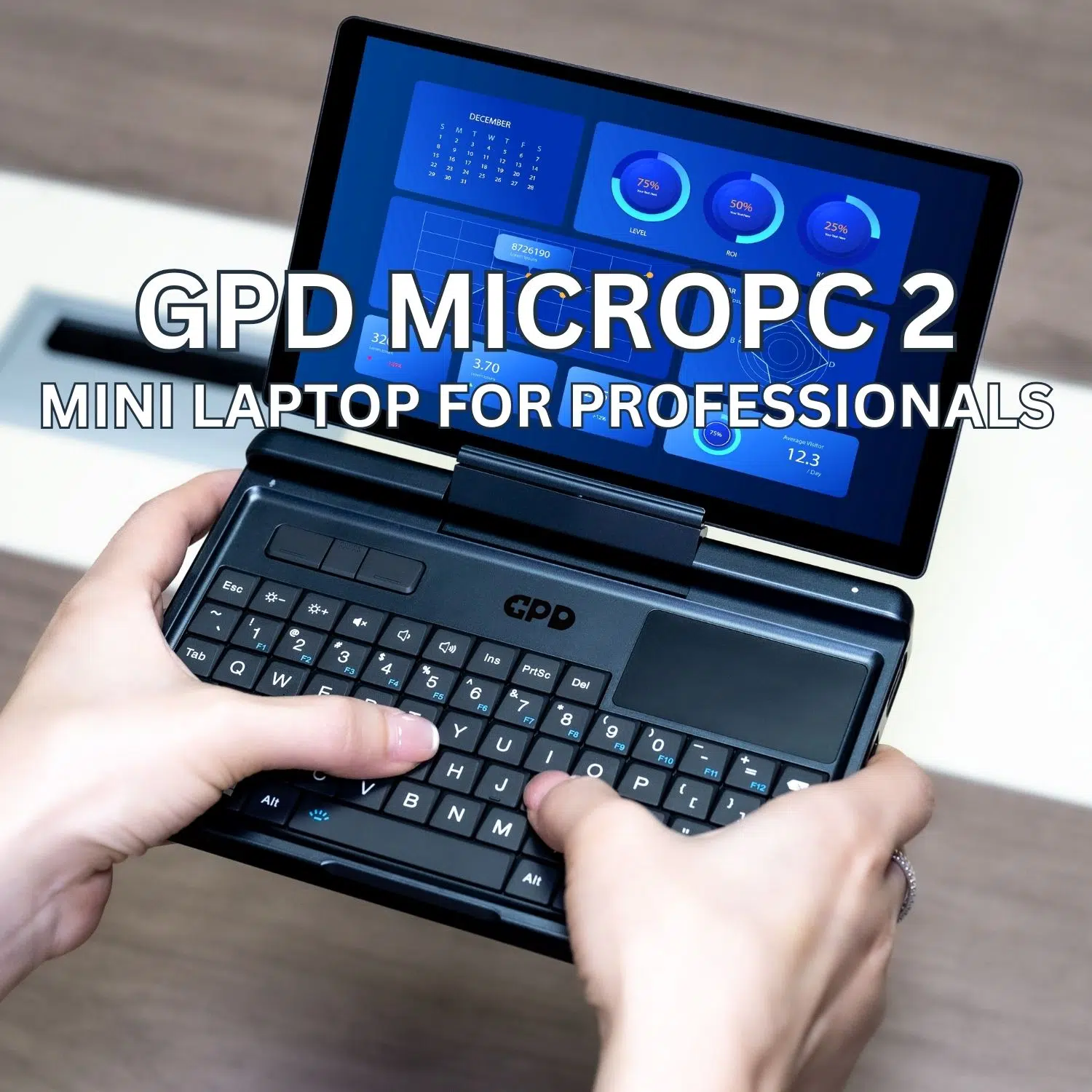 Mini notebook GPD MicroPC 2 pre profesionálov