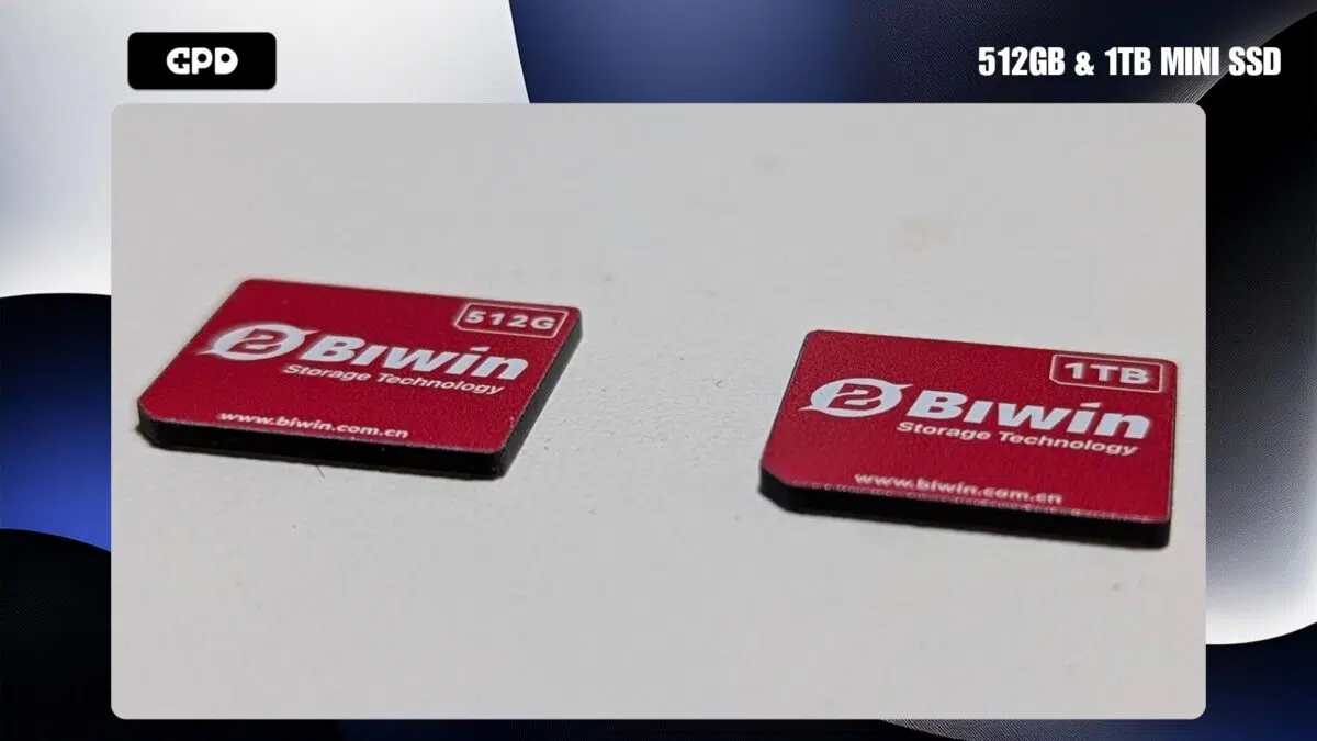 512 GB 1 TB mini SSD