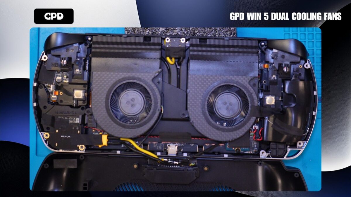 GPD WIN 5 Rastavljanje dvostrukih ventilatora za hlađenje