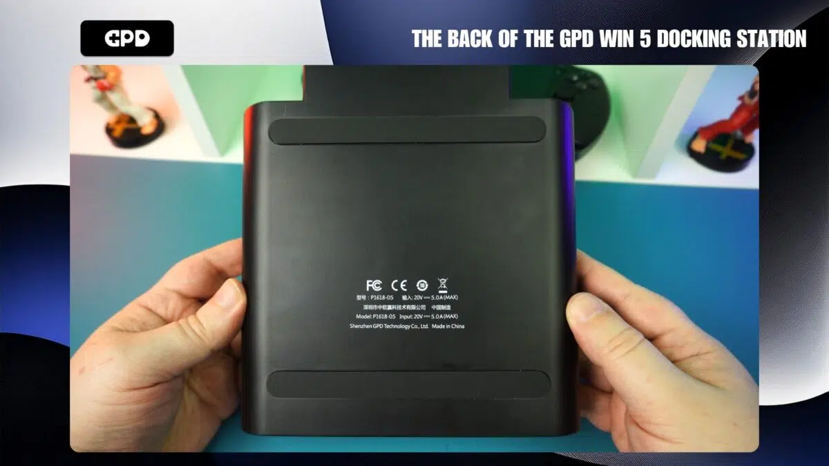 GPD WIN 5 dokkimisjaama tagakülg