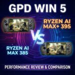 GPD WIN 5 Ryzen AI MAX 395 مقابل 385