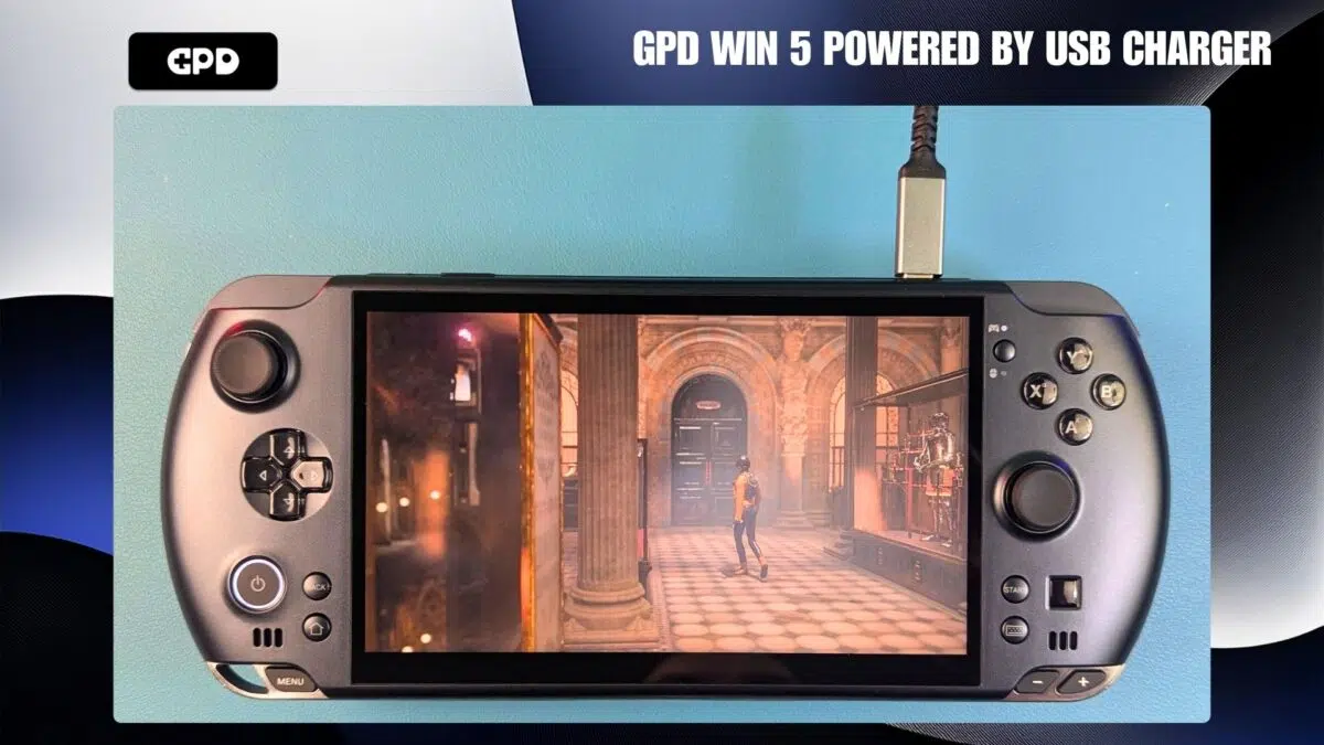 GPD WIN 5 USB Charger Use
