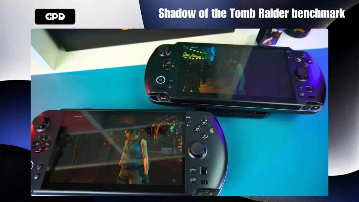 Primerjalna ocena igre Shadow of the Tomb Raider na napravi GPD WIN 5