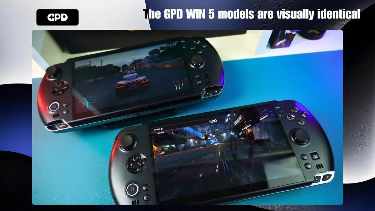 Modeli GPD WIN 5 so vizualno enaki