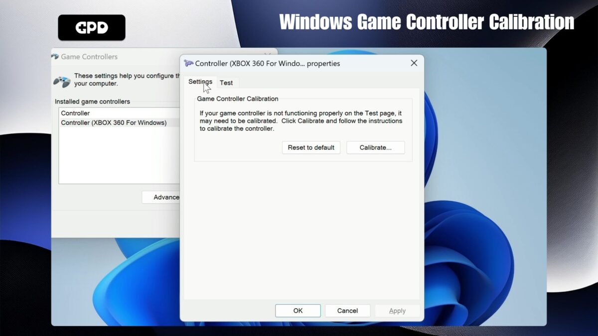 Windows Game Controller Calibration - GPD | PC Gaming Handhelds & Mini Laptops Kalibracja kontrolera gier w systemie Windows