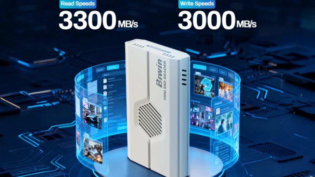 Biwin RD510 Mini SSD Reader Pre-order Transfer Speeds