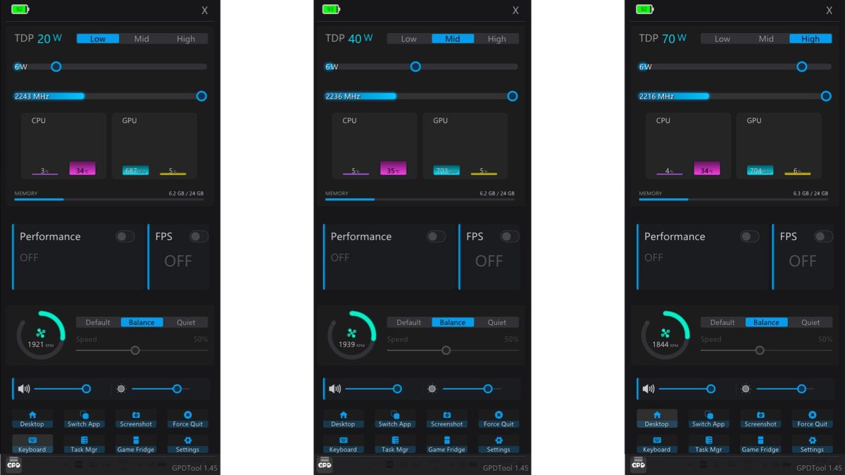 GPD Tool - Change TDP - GPD | PC Gaming Handhelds & Mini Laptops Instrumentul GPD - Modificarea TDP