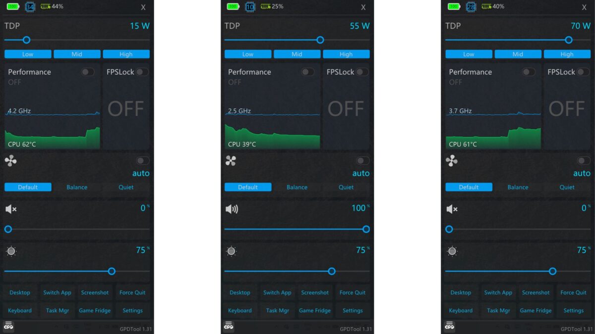 GPD Tool - Change TDP