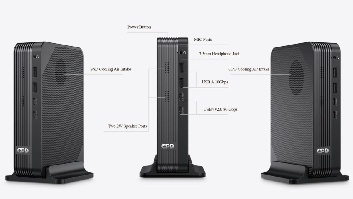 GPD BOX Front View - GPD | PC Gaming Handhelds & Mini Laptops GPD BOX Front View