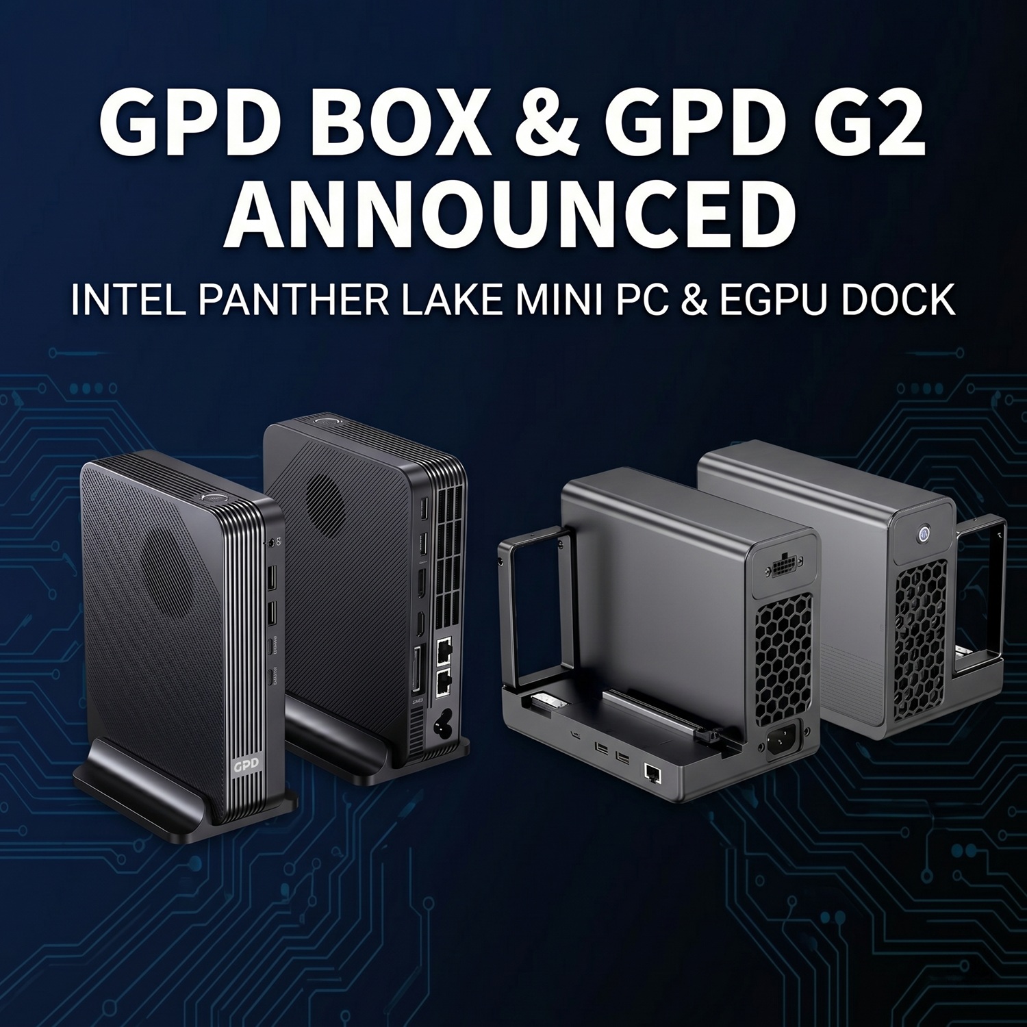 GPD BOX and GPD G2 announced 11