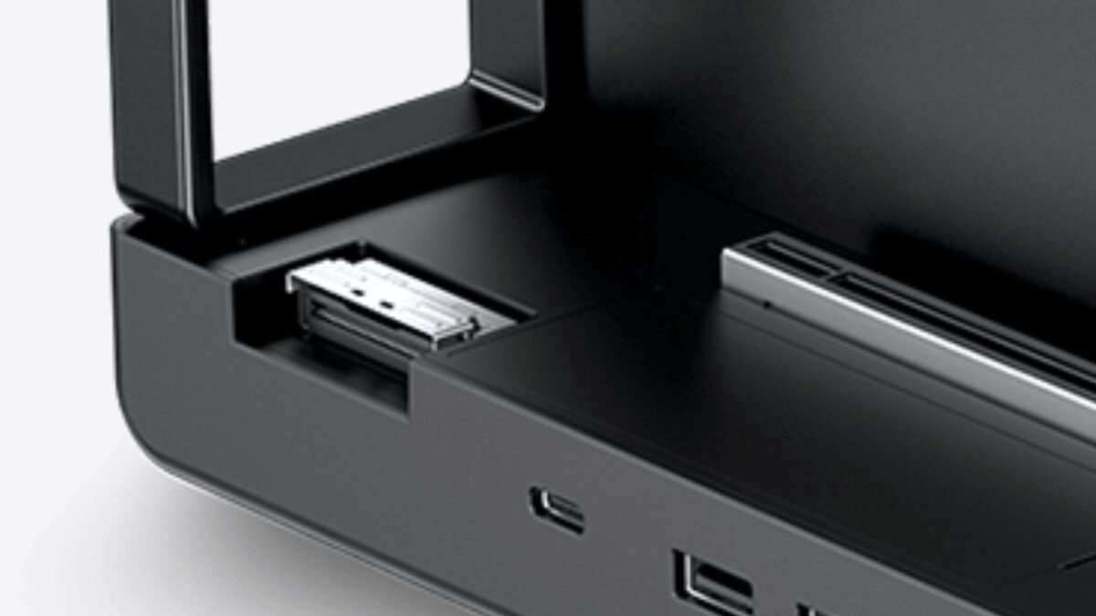 Close up of the GPD G2 MCIO port - GPD | PC Gaming Handhelds & Mini Laptops Close up of the GPD G2 MCIO port