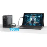 GPD G2 eGPUエンクロージャーは、USB4経由で2-in-1タブレットPCに接続され、100WのPower Delivery充電を提供すると同時に、ハイエンドゲームやAIワークロードのグラフィック性能を拡張します。
