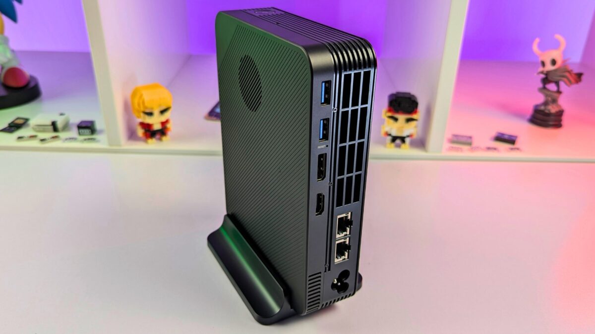 GPD BOX with stand Back View