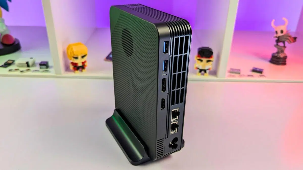 GPD BOX with stand Back View