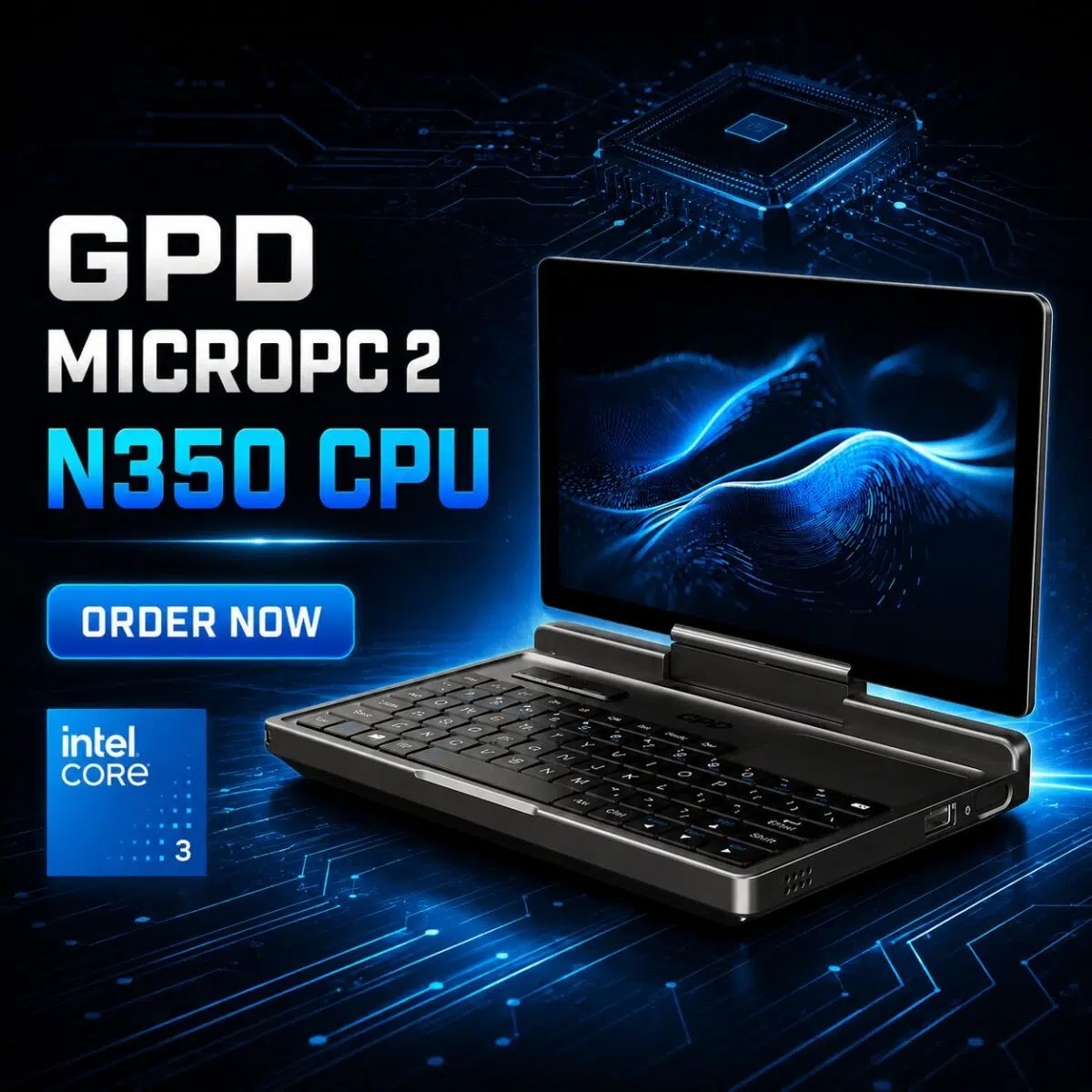 GPD MicroPC 2 N350 order now