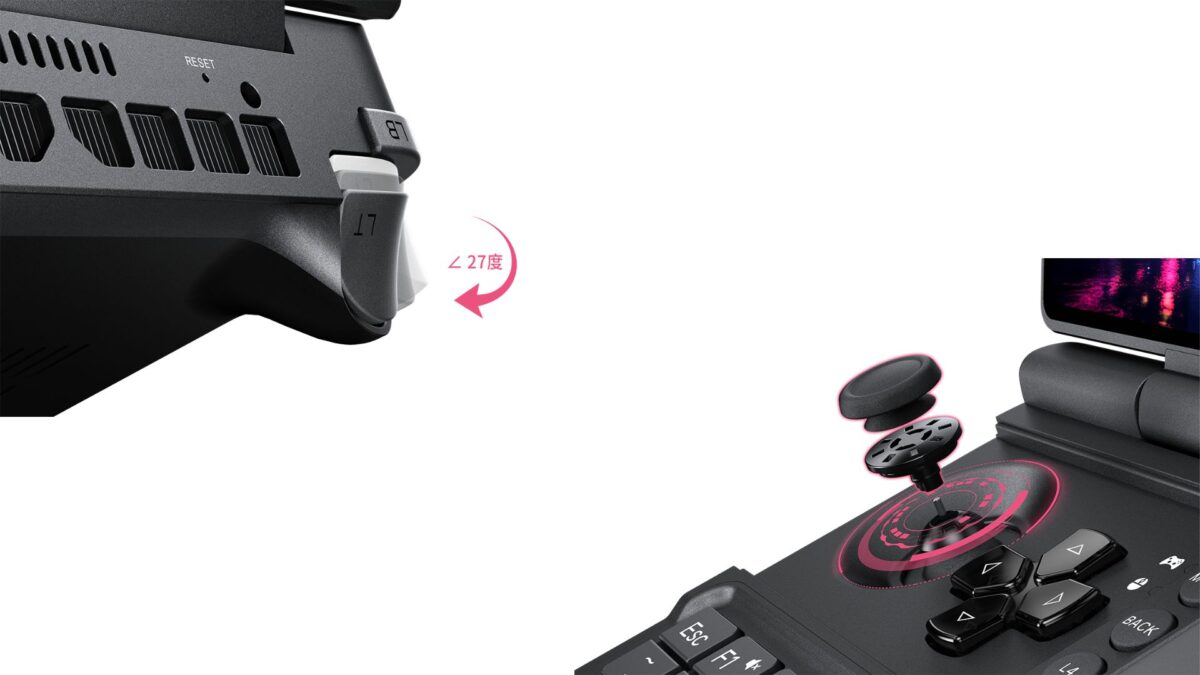 GPD WIN MAX 3 controls