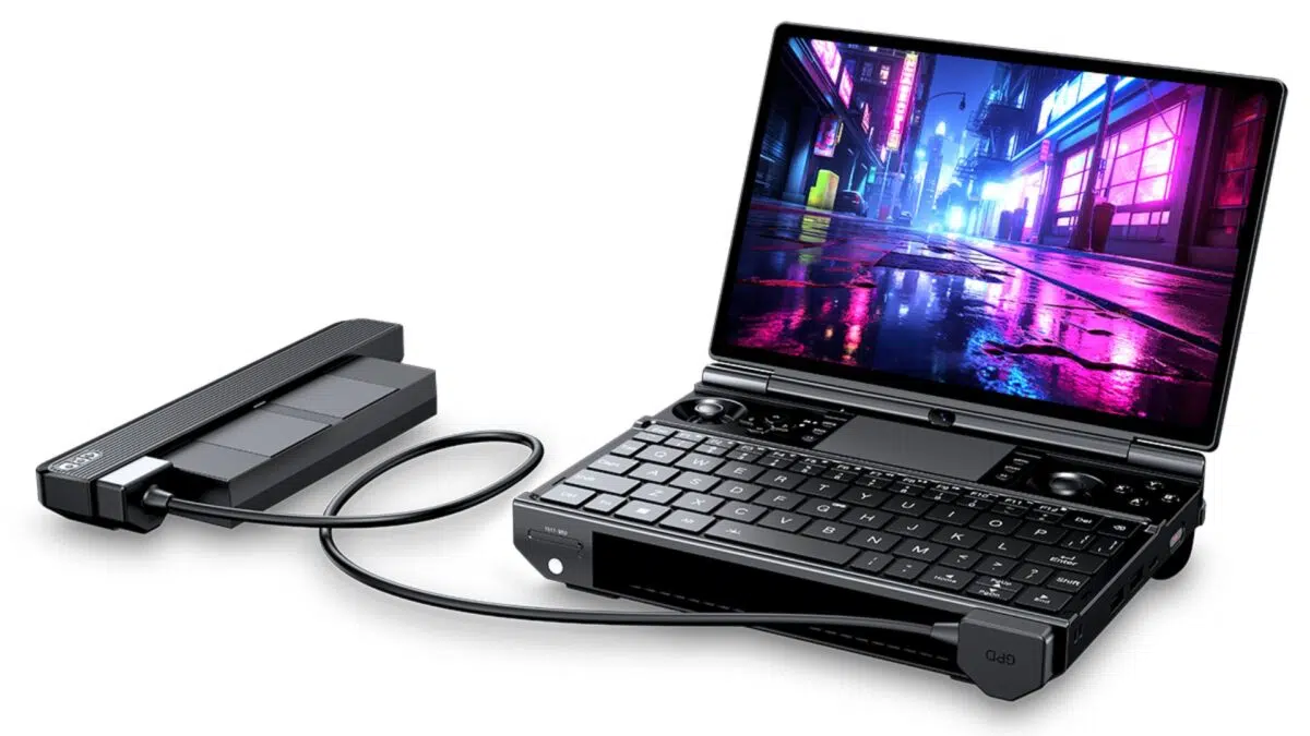 GPD WIN MAX 3 with battery extender cable