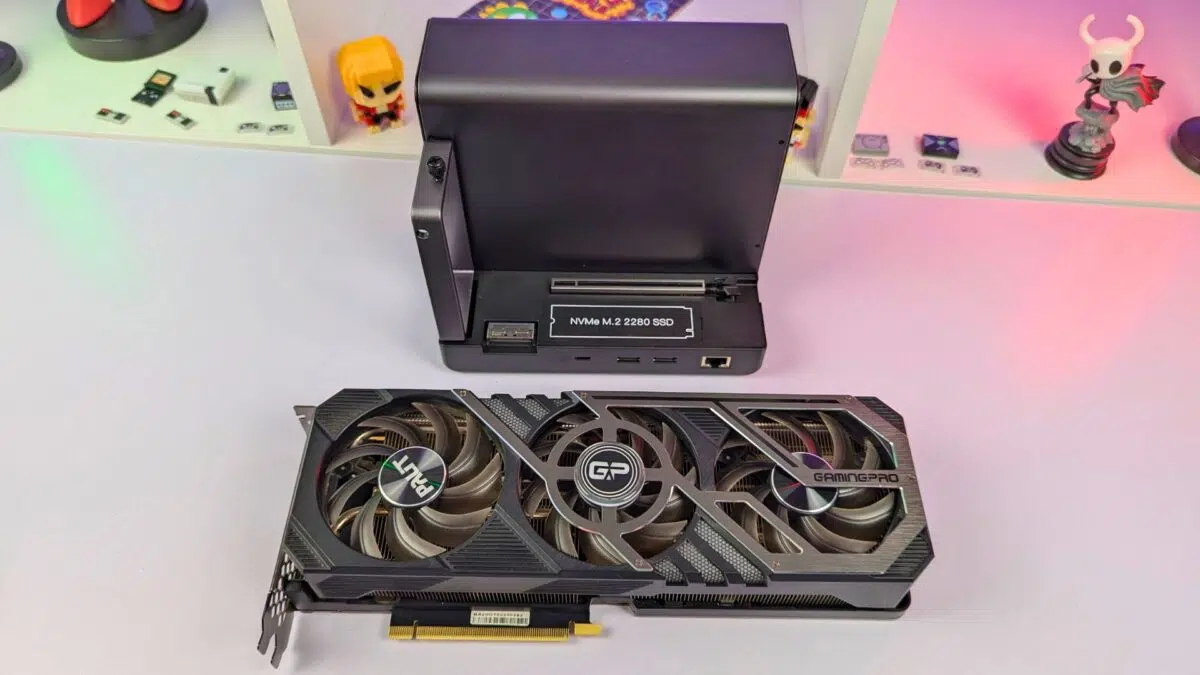 Station d'accueil eGPU GPD G2 équipée d'un GPU Nvidia 3090