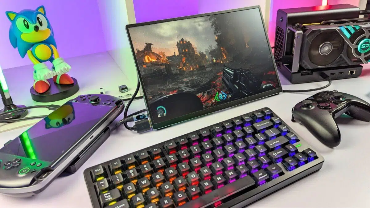 GPD WIN 5 avec la station d'accueil eGPU GPD G2