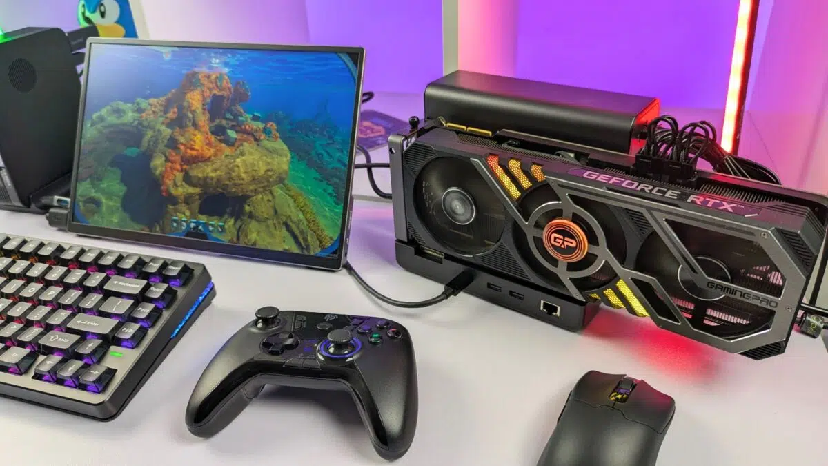 Subnautica sur la GPD G2 avec GPD BOX