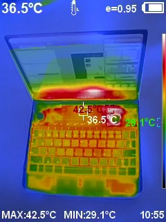 GPD WIN MAX 3 Thermals Front View