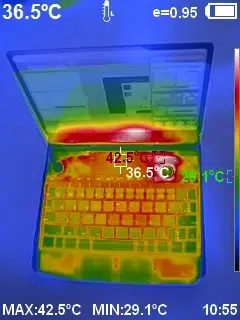GPD WIN MAX 3 Thermals Front View