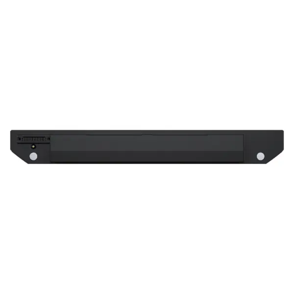Front view of black GPD WIN Max 3 External Battery Module – 97Wh, matte rectangular casing with side screws