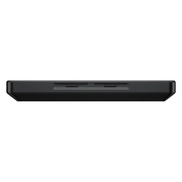 GPD WIN Max 3 External Battery Module 97Wh in matte black, low side view with recessed connector detail
